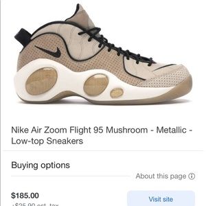 NIKE AIR ZOOM FLIGHT 95 MUSHROOM-METALLIC